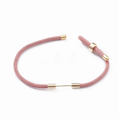Braided Nylon Cord Bracelet Making MAK-A017-D01-04G-1