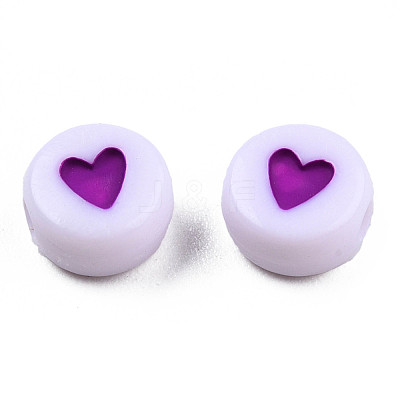 Opaque Acrylic Beads MACR-N008-57D-1
