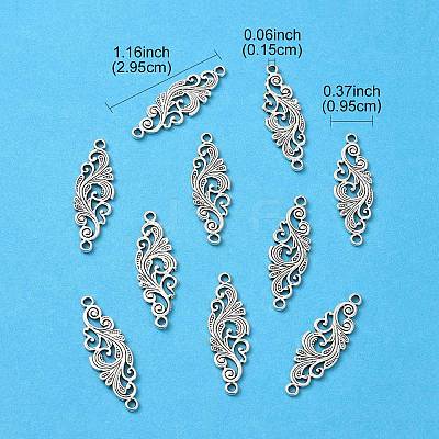 Tibetan Style Alloy Connector Charms TIBE-YW0001-55-1