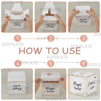 1 Set Kraft Paper Lottery Ticket Boxes CBOX-SP0001-05-1