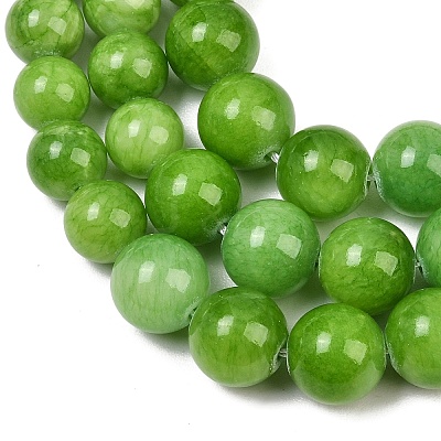 Natural Mashan Jade Graduated Beads Strands GG-CBA2AE1-A08-O-1