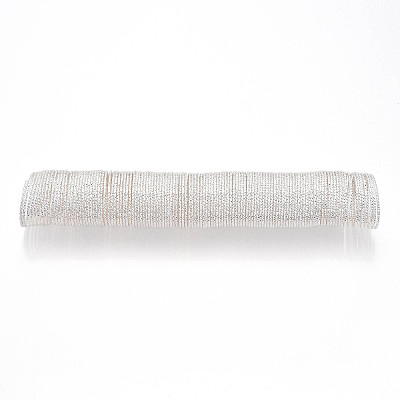 Textured Round Brass Jewelry Wires KK-N258-03S-1