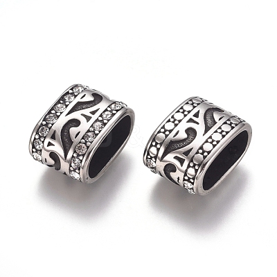 304 Stainless Steel Slide Beads STAS-M274-030AS-1