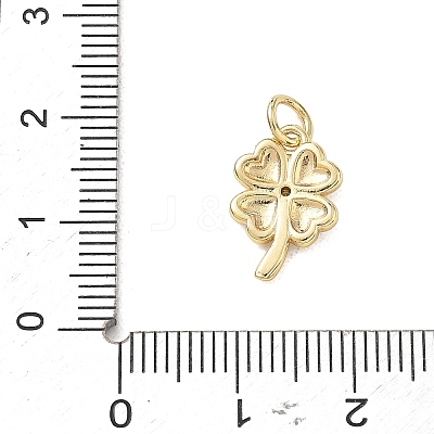 Brass Micro Pave Clear Cubic Zirconia Charms CU-CBADD0C-09G-01-1