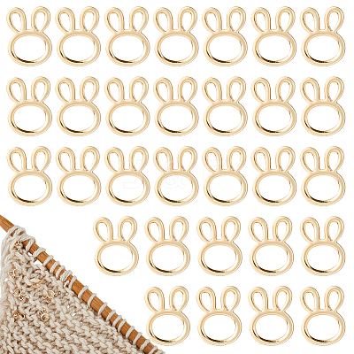 40Pcs Brass Linking Rings KK-HS0002-14B-1