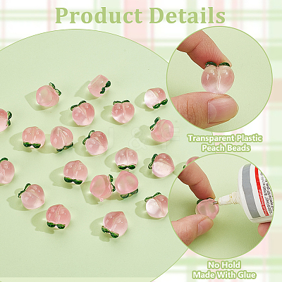 Transparent Plastic Beads KY-PH0001-71-1