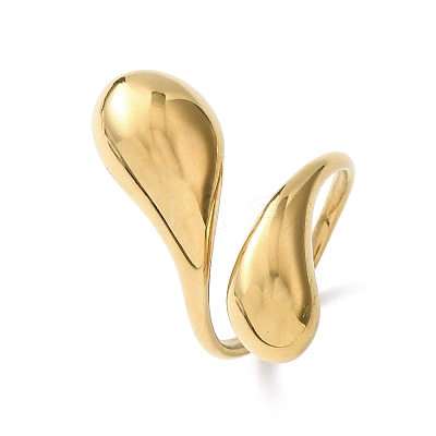 304 Stainless Steel Cuff Rings RJEW-P177-01G-G-1