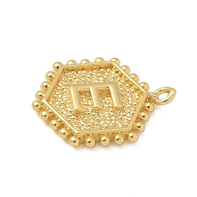 Brass Pendants KK-B126-01G-E-1