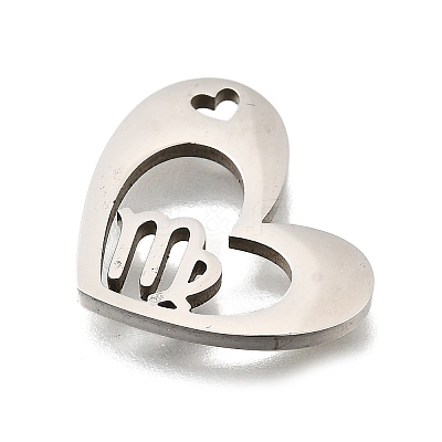 201 Stainless Steel Pendants STAS-A116-01P-06-1