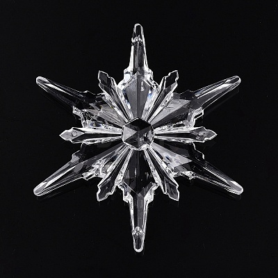 Transparent Acrylic Connector Charms TACR-T028-05A-1
