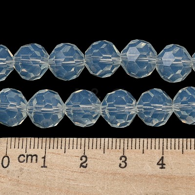 Imitation Jade Glass Beads Stands EGLA-A035-J10mm-D06-1