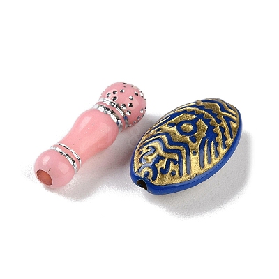 Opaque Acrylic Beads MACR-L005-04A-1