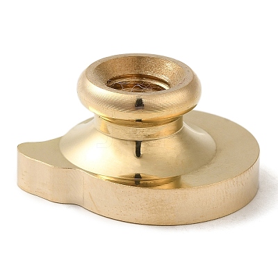 Geometric Leaf Frame Brass Stamp Heads AJEW-H149-03G-03-1