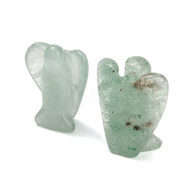 Natural Green Aventurine Gemstone Carved Angle Figurines GG-CBA8396-A11-1