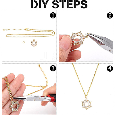 9Pcs 9 Style Brass Chain Necklaces Set for Men Women NJEW-BC0001-08-1