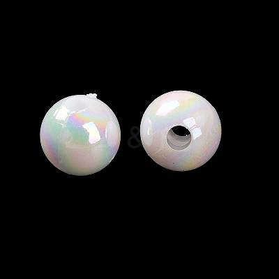 Opaque Acrylic Beads OACR-Z016-01B-01-1