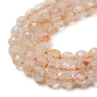 Heated Natural Citrine Beads Strands G-A097-A08-04-1