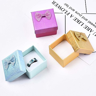 6Pcs Cardboard Ring Boxes CBOX-FS0001-04A-1
