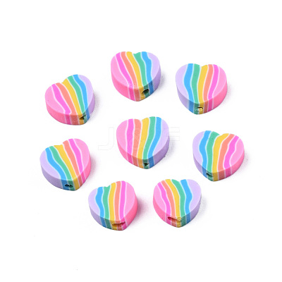 Handmade Polymer Clay Beads CLAY-N011-59-01-1