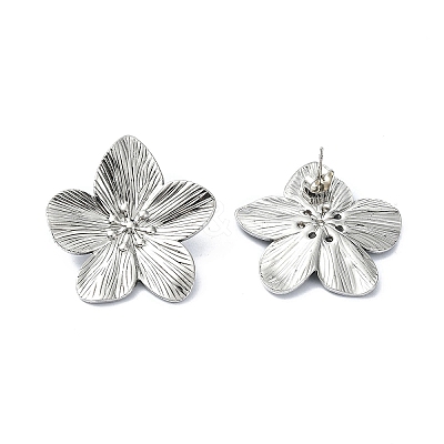 304 Stainless Steel Stud Earrings STAS-L024-004P-02-1
