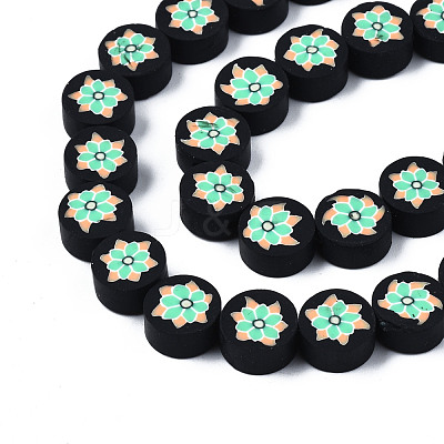 Handmade Polymer Clay Beads Strands CLAY-T020-08A-1