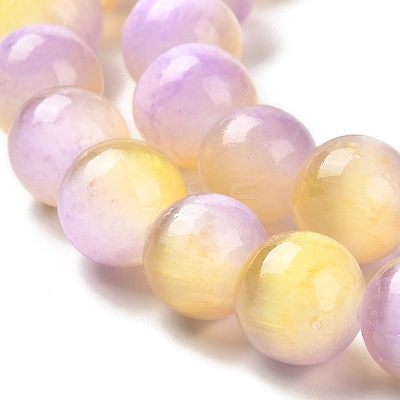 Natural Selenite Beads Strands G-P493-03E-1