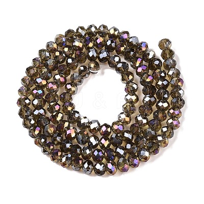 Electroplate Glass Beads Strands EGLA-A034-T6mm-B19-1
