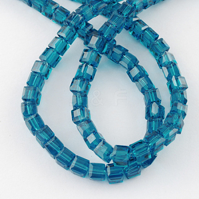 Glass Bead Strands GLAA-R041-6x6mm-14-1