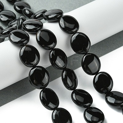 Natural Black Onyx(Dyed & Heated) Beads Strands G-K365-B12-02-1