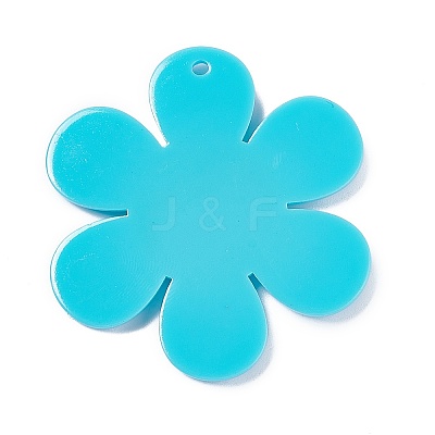 Opaque Acrylic Big Pendants OACR-P012-B01-1