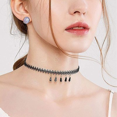 DIY Stud Earring Making Kits DIY-UN0001-46RG-1