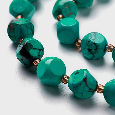 Synthetic Magnesite Beads Strand G-M367-23B-2-1