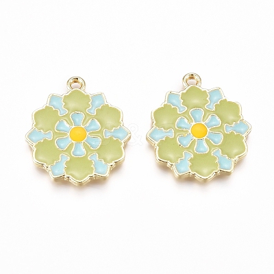Alloy Enamel Pendants LS-ENAM-E568-12G-1