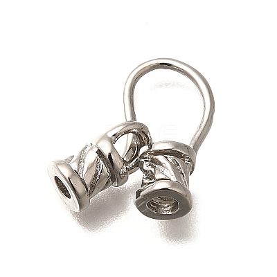 Brass S-Hook Clasps KK-M313-39P-1