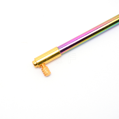 Aluminium Alloy Crochet Hook PALLOY-WH0070-67M-1