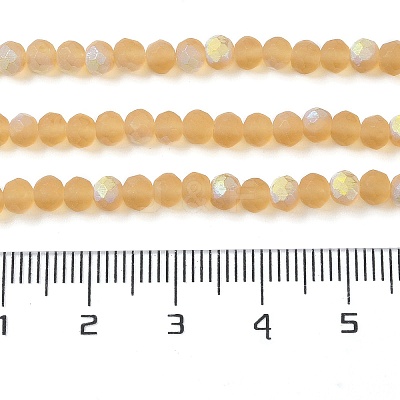 Transparent Glass Beads Strands EGLA-A034-T4mm-MB23-1