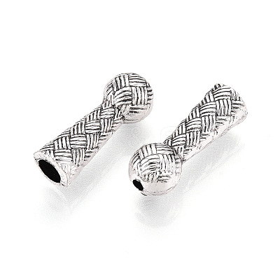 Tibetan Style Alloy End Caps TIBE-T016-05AS-1