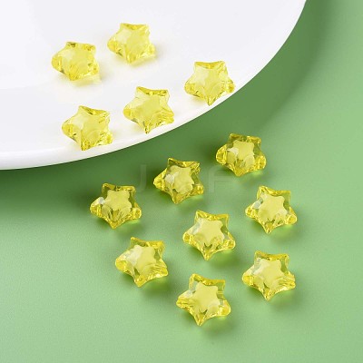 Transparent Acrylic Beads TACR-S152-02A-717-1