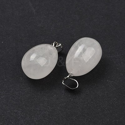 Natural Quartz Crystal Pendants G-U018-01P-G-1