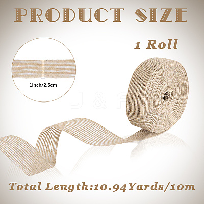 1 Roll Burlap Ribbon OCOR-CY0001-71A-1