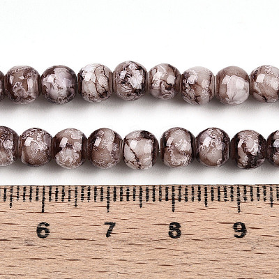 Baking Paint Glass Beads X1-DGLA-N003-6mm-A05-1