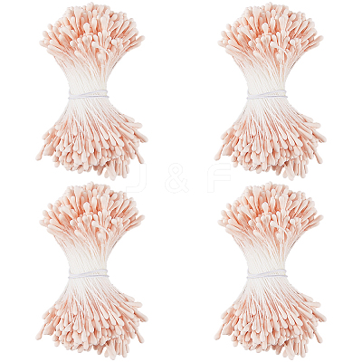 Gypsum with Cotton Cord Artificial Flower Core DIY-WH20007-36A-03-1