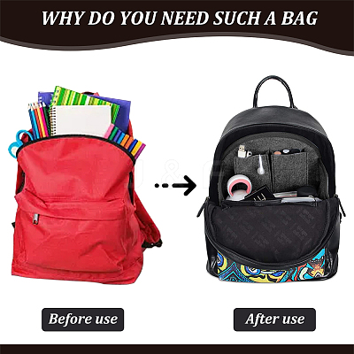 Felt Backpack Organizer Insert FIND-WH0248-288A-01-1
