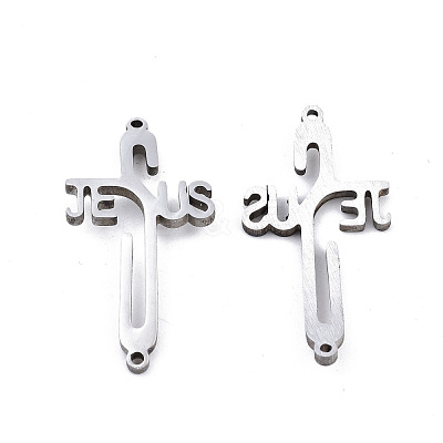 Tarnish Resistant 304 Stainless Steel Link Connectors STAS-T059-01P-1