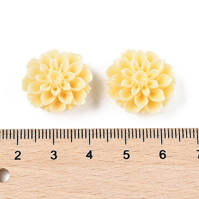 Synthetic Coral 3D Flower Rose Beads CORA-L046-D01-1