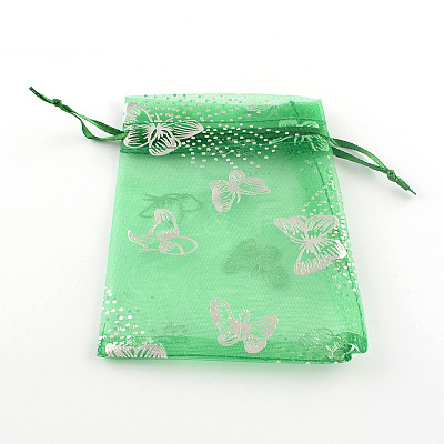 Printed Organza Bags X-OP-R024-9x12-M-1