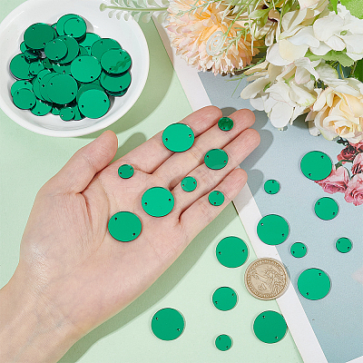 300Pcs 3 Styles Acrylic Mirror Sew on Rhinestones FIND-WR0012-08B-1
