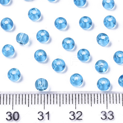 6/0 Transparent Glass Seed Beads SEED-S040-09A-07-1