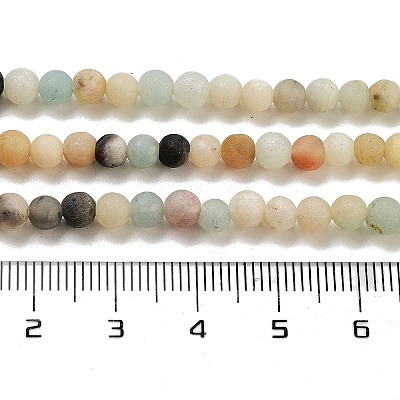 Natural Flower Amazonite Beads Strands G-G697-F05-4mm-01-1