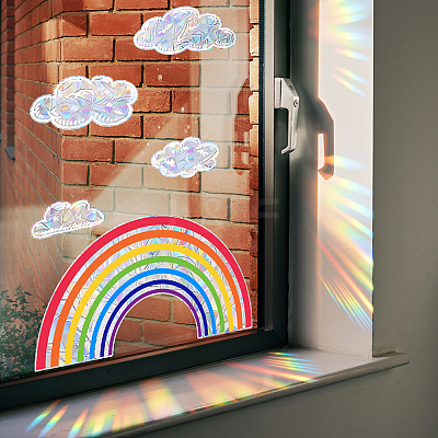 Waterproof PVC Window Stickers DIY-WH20053-13E-1